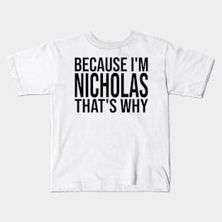 Nicholas Kids T-Shirt